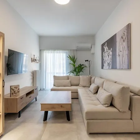 Modern Mythic Flat With Greek-Inspired Artistic 雅典 Exterior photo