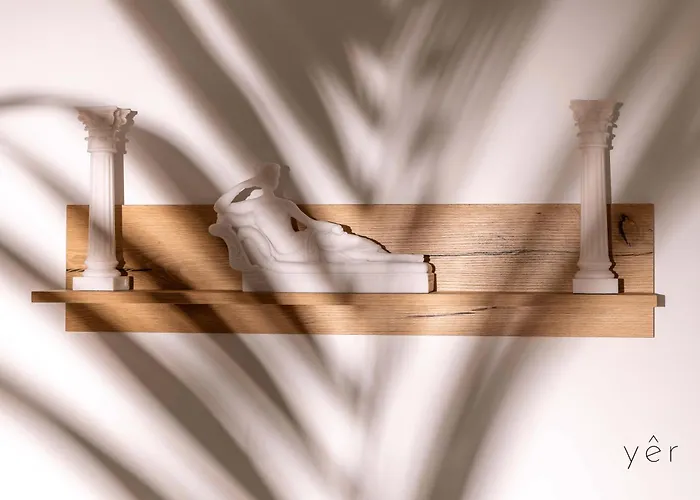 Modern Mythic Flat With Greek-Inspired Artistic